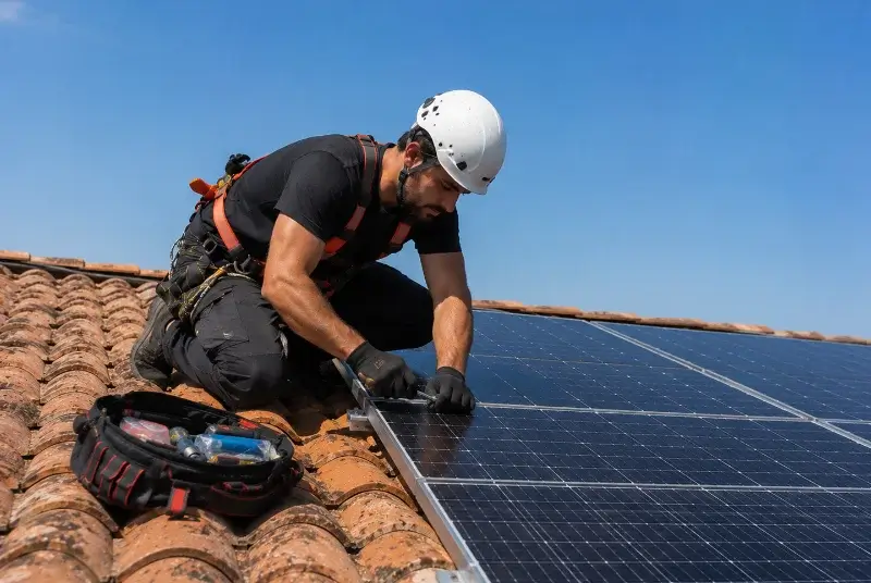 Maintenance et monitoring de panneaux solaires à Ardillières